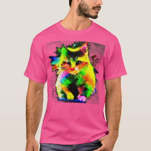 Rainbow-Katzen T-Shirt