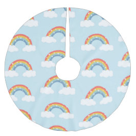 Rainbow Kids Weihnachts-Strumpf Polyester Weihnachtsbaumdecke