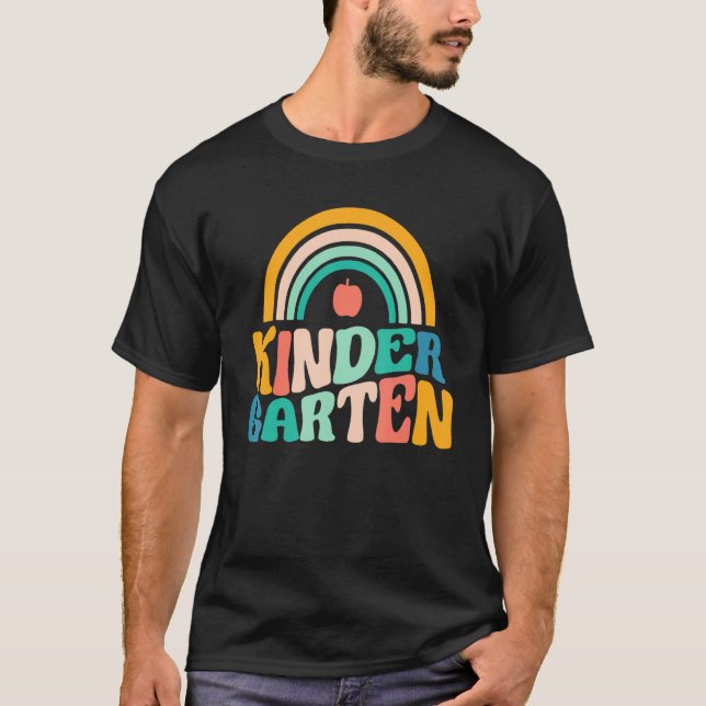 Rainbow Kindergarten Kindergartenlehrerin Kinder-C T-Shirt (Vorderseite)