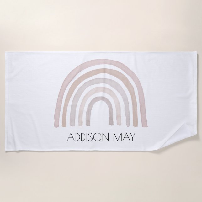 Rainbow-Kinderstrandtuch Strandtuch (Vorderseite)