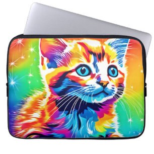 Rainbow Kitten Dreams Laptopschutzhülle