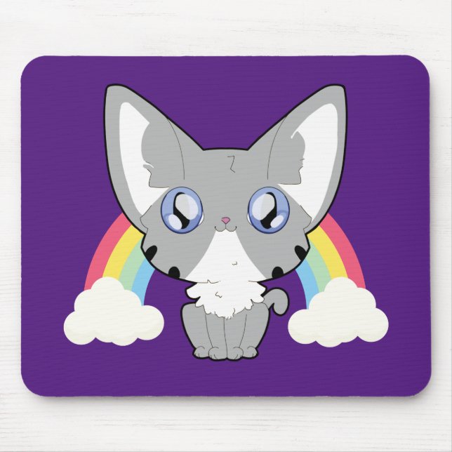 Rainbow Kitty Mousepad (Vorne)
