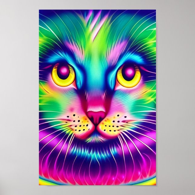 Rainbow Kitty Poster (Vorne)
