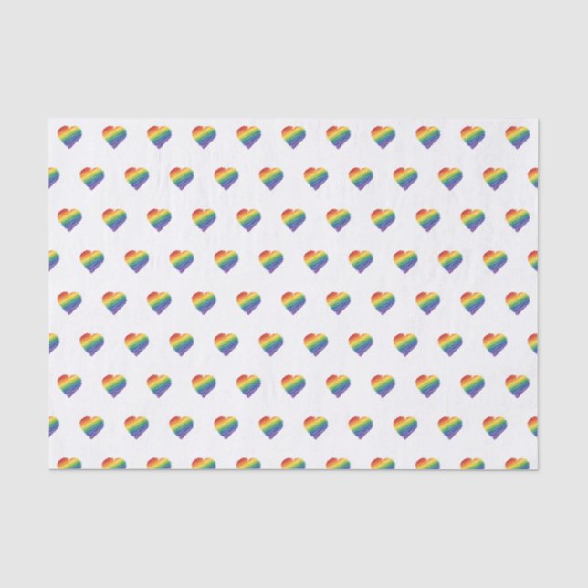 Rainbow-Knopfpapier Seidenpapier (Vorderseite)