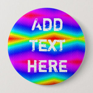 Rainbow-Krawatte Button