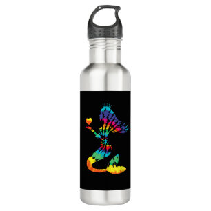 Rainbow Krawatte-Dye Mermaid Shirt in 60er 70er Re Edelstahlflasche