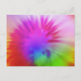 Rainbow-Krawatte Postkarte