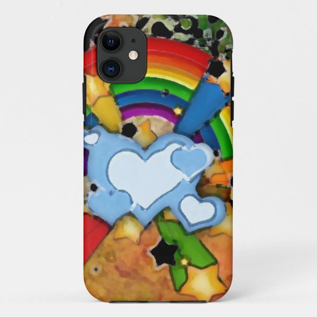Rainbow L huile_iphone 5 Case-Mate iPhone Hülle (Rückseite)