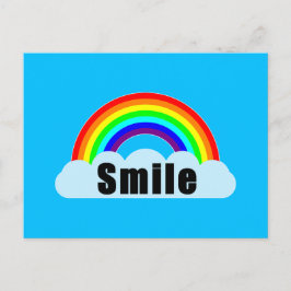 RAINBOW - Lächeln Postkarte
