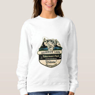 RAINBOW LAKE FISHERMAN'S PARK - ANGELFÜR FISCHEN SWEATSHIRT