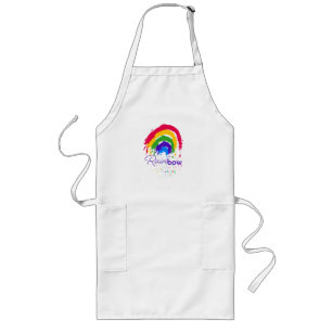 Rainbow Lange Schürze