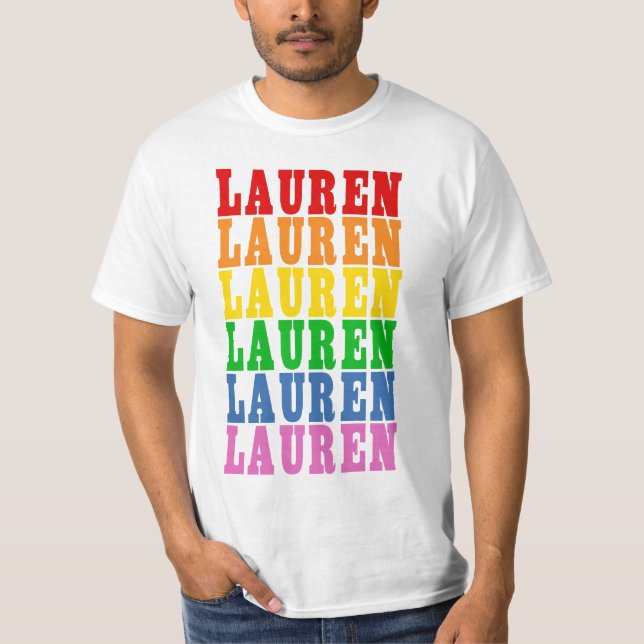 Rainbow Lauren T-Shirt (Vorderseite)