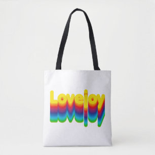 Rainbow Layers Lovejoy Name Label Tasche
