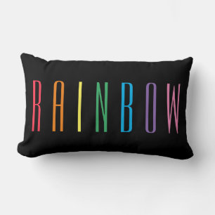 RAINBOW Lendenkissen / Schwarz