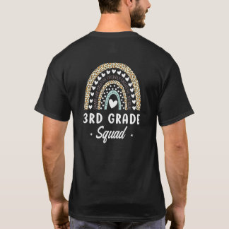 Rainbow Leopard 3. Klasse Zurück zu Schullehrern T-Shirt