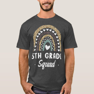 Rainbow Leopard 5. Klasse Zurück zu Schullehrern T-Shirt