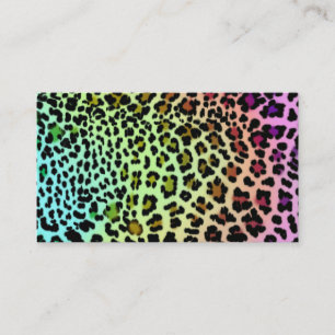 Rainbow Leopard Carte de visite