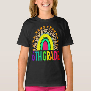 Rainbow Leopard der 6. Klasse zurück zum T - Shirt