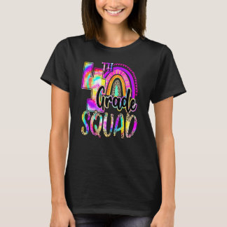 Rainbow-Leopard der viertklassigen Gefärbte Krawat T-Shirt