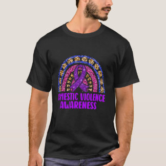 Rainbow Leopard Gewalt Bewusstsein T-Shirt
