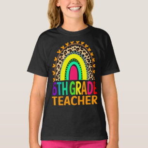 Rainbow Leopard, Lehrerin der 6. Klasse, zurück zu T-Shirt