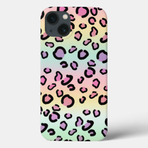 Rainbow Leopard Print Ästhetische Geparden Case-Mate iPhone Hülle