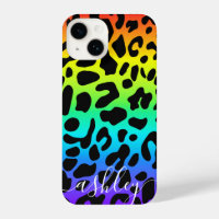 Rainbow Leopard Print