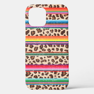 Rainbow Leopard Print Modern Girly Animal Muster Case-Mate iPhone Hülle