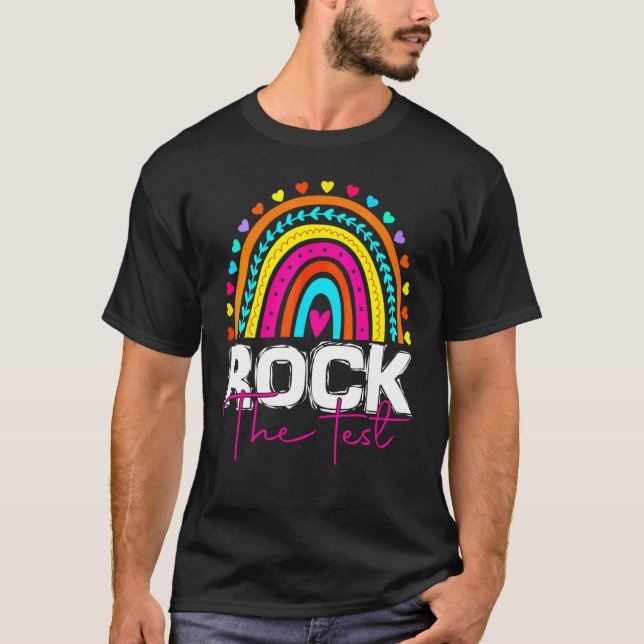 Rainbow-Leopard-Tes an den Testtagen T-Shirt (Vorderseite)