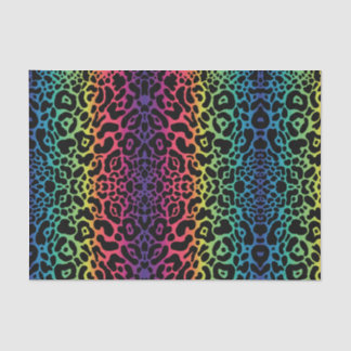 Rainbow Leopard Tissue Paper Seidenpapier