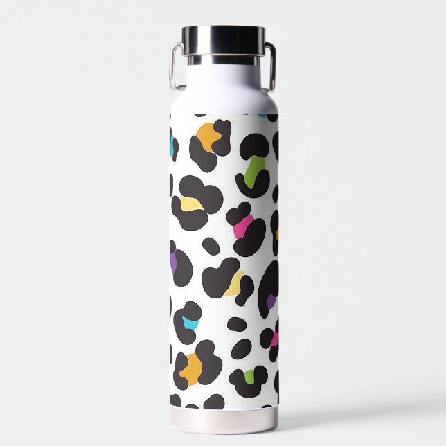 Rainbow Leopard Trinkflasche (Vorne)