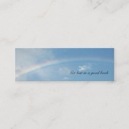 "Rainbow"-Lesezeichen Mini Visitenkarte
