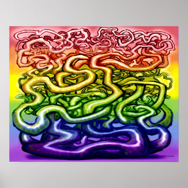 Rainbow LGBQT Poster (Vorne)