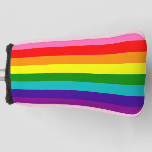 Rainbow LGBT Gay Flag Golf Head Cover Headcover