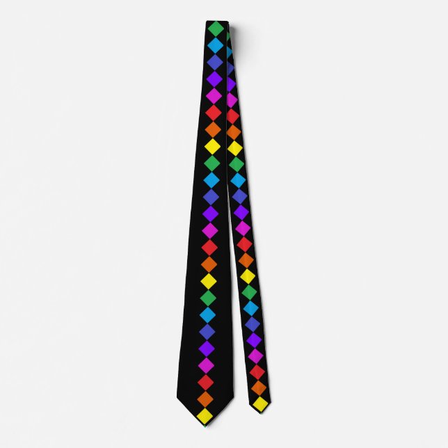 Rainbow LGBT Gay Pride Diversity CricketDiane Krawatte (Vorderseite)