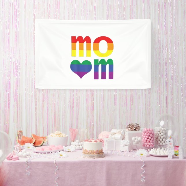 Rainbow LGBT Pride Monat Muttertag LGBT Banner (Party)