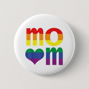 Rainbow LGBT Pride Monat Muttertag LGBT Button