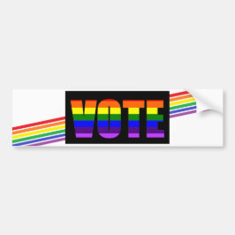 Rainbow LGBT Vote Autoaufkleber