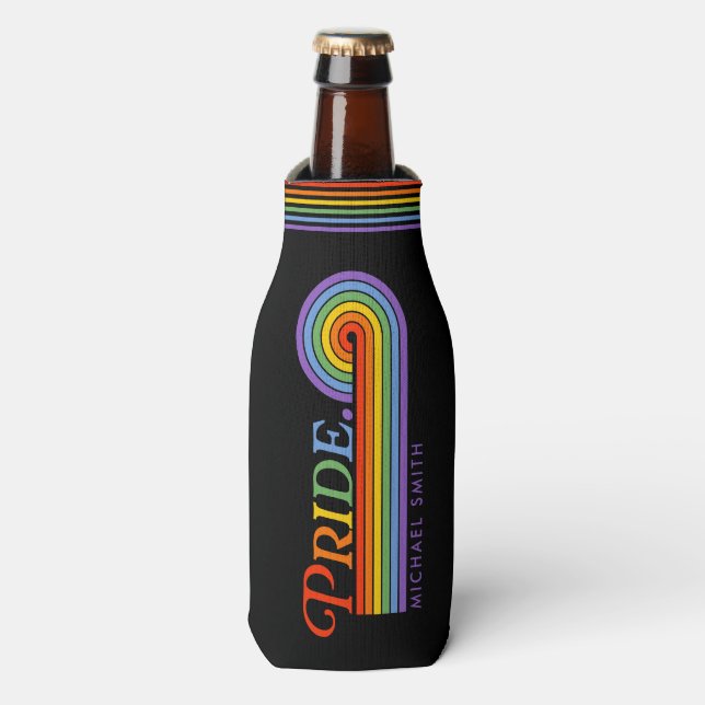Rainbow LGBTQ Liebe Flaschenkühler (Flaschenvorderseite)