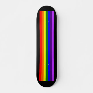 Rainbow LGBTQ+ Skateboard Deck (schwarz)