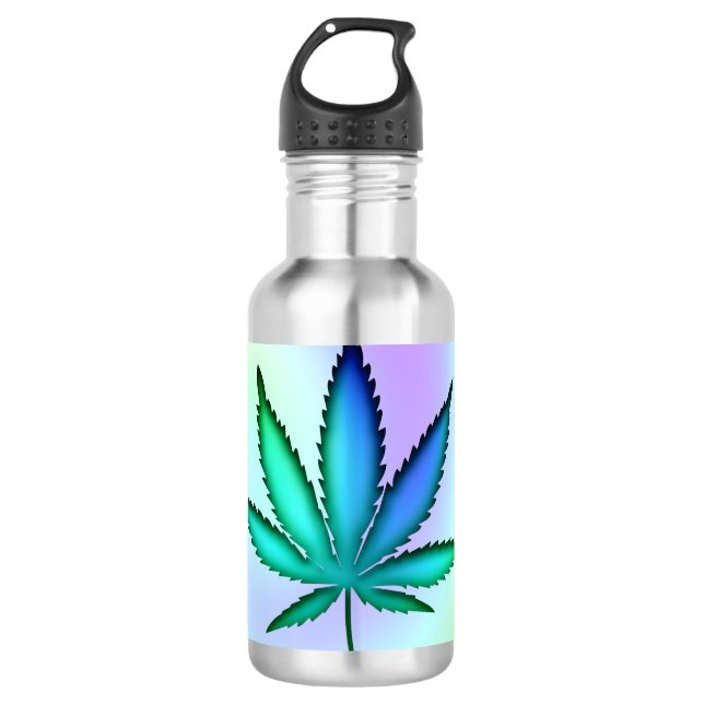 Rainbow-Liebe Edelstahlflasche (Vorderseite)