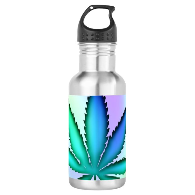 Rainbow-Liebe Edelstahlflasche (Vorderseite)