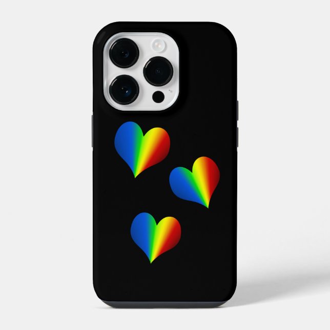 Rainbow-Liebe - iPhone/iPad-Gehäuse iPhone 14 Pro Hülle (Rückseite)
