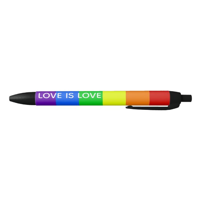 Rainbow Liebe ist Liebe Gay Pride Parade LGBTQ Kugelschreiber (Unterseite)