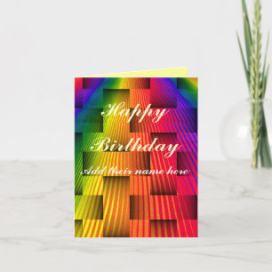 Rainbow Liebe_ Karte