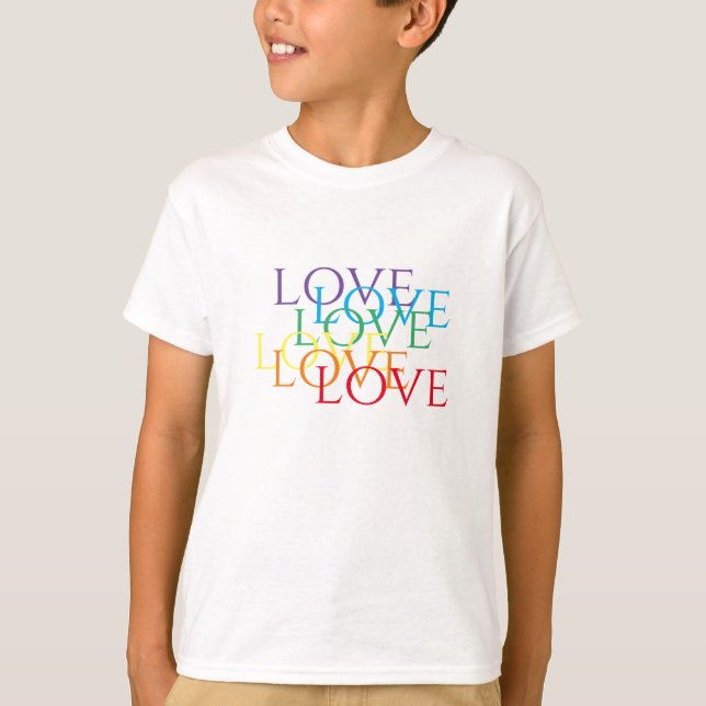 RAINBOW LIEBE Kids' Basic T - Shirt (Vorderseite)