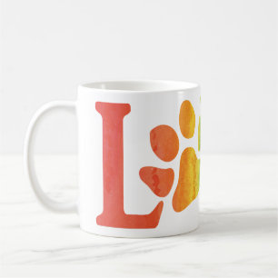 Rainbow Liebe Paw Kaffeetasse