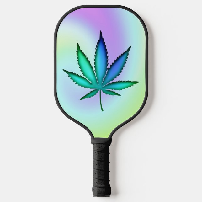 Rainbow-Liebe Pickleball Schläger (Vorderseite)