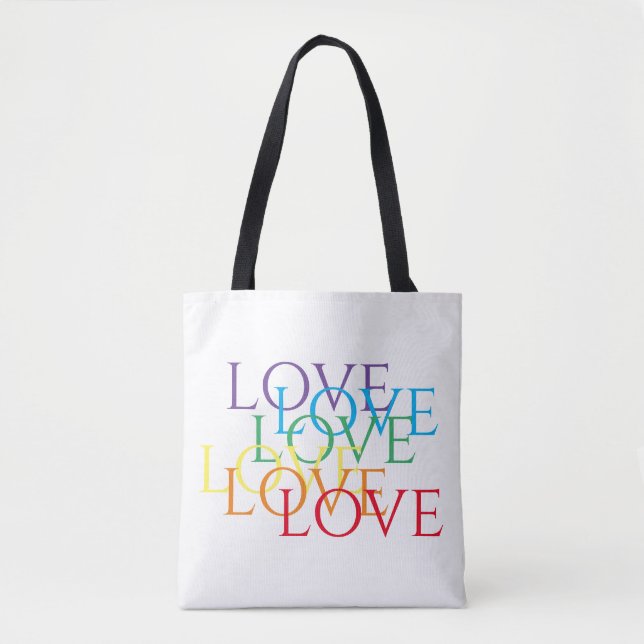 RAINBOW LIEBE Schultertasche Tasche (Vorderseite)