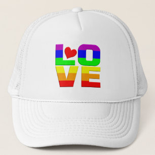 Rainbow-Liebe Truckerkappe